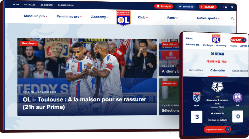Visuel de couverture pour le projet Olympique Lyonnais
