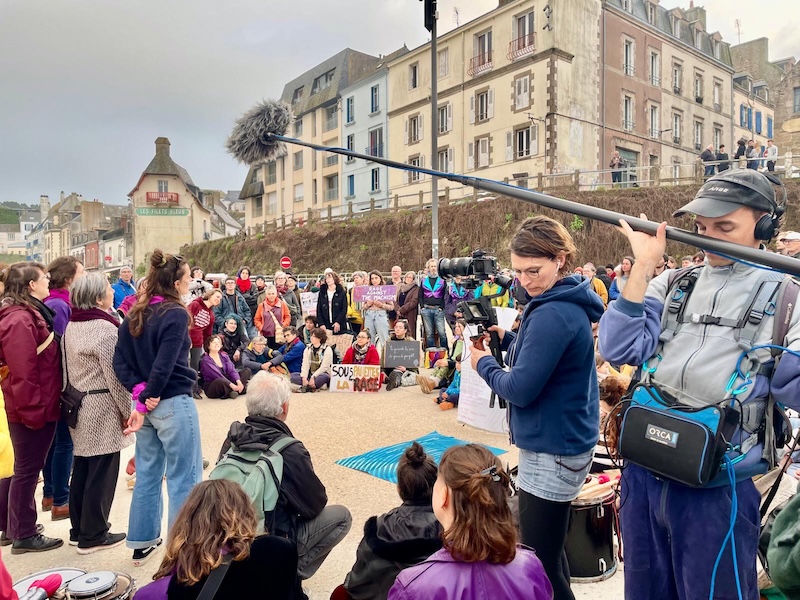 Photo du tournage du documentaire Libres en Corps